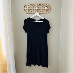 Old Navy Pullover Dress Black Sz Small